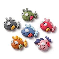 Meeresorganismus Motiv opake Harz Decoden Cabochons RESI-S07-04A