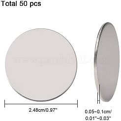 Cabochons aus Edelstahl 304 STAS-PH0019-29P
