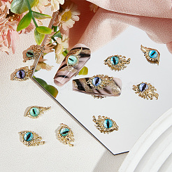 36 Stück 12 Stile Böse Augen Legierung Cabochons MRMJ-HY0002-41