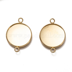 Cabochon-Anschlussfassungen aus Edelstahl 304 STAS-H130-23F-G