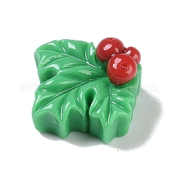Undurchsichtige Harz-Cabochons mit Weihnachtsmotiv RESI-H162-06N