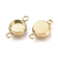 Ionenplattierung (IP) 304 Edelstahl Cabochon-Anschlussfassungen STAS-I161-03B-G