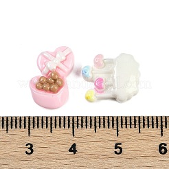 Liebesthema Harz Cabochons RESI-H166-22