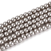 Запеченная краска стеклянные перламутровые бусины нити&nbsp;HY-Q003-3mm-81-A