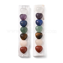 Rechteck-Chakra natürliche Selenit-Display-Dekorationen AJEW-I059-06