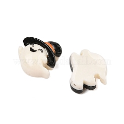 Undurchsichtige Harz-Cabochons zum Thema Halloween CRES-M037-07F