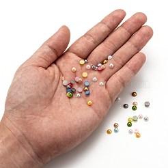 Abs Kunststoff Cabochons OACR-S012-5mm-M