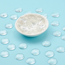 Transparente Glas Cabochons GGLA-YW0001-06A