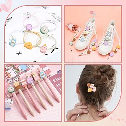 50 Stück undurchsichtige Harz-Decoden-Cabochons RESI-CJ0002-78