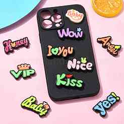 10 Stück 10 Stile undurchsichtige Harz-Decoden-Cabochons FIND-YW0005-82