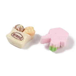 Undurchsichtige Decoden-Cabochons aus Kunstharzimitat für Lebensmittel CRES-M036-01