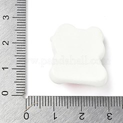 Erdbeerbär Motiv undurchsichtige Harz Cabochons CRES-D301-01A
