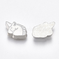 Legierung Schmelz Cabochons PALLOY-T054-09