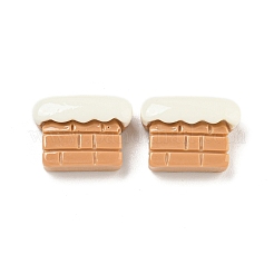 Deko-Cabochons aus undurchsichtigem Harz mit Weihnachtsmotiv CRES-B022-01B