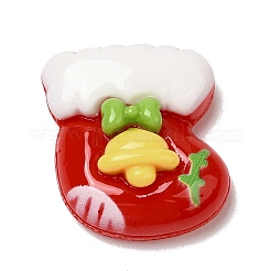 Undurchsichtige Harz-Cabochons des Weihnachtsthemas RESI-R441-03