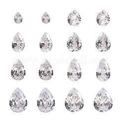 315 Stück tropfenförmige Zirkonia-Cabochons in 8 Stilen ZIRC-YS0001-02