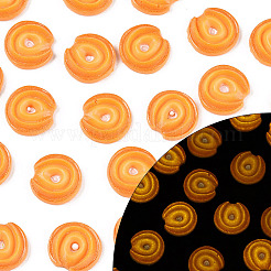 Keks leuchtende Harz-Cabochons CRES-T026-02C