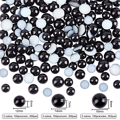 ABS Kunststoffimitation Perle Cabochons SACR-OC0001-02