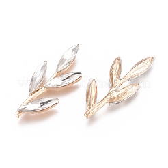 Legierungsglas Strass Cabochons PALLOY-P183-01KCG
