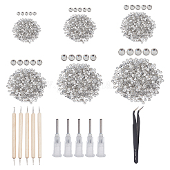 2880 Stück Glas-Strass-Cabochons in 6 Größen MRMJ-PH0001-48