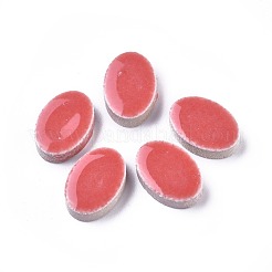 Porzellan Cabochons PORC-WH0002-03E
