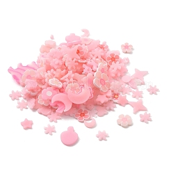 Leuchtende handgefertigte Fimo-Cabochons CLAY-E003-01B
