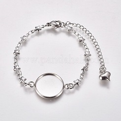 Herstellung von Armbändern aus Edelstahl 304 STAS-WH0014-25P