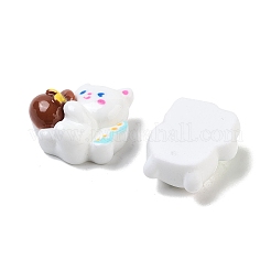 Süße undurchsichtige Decoden-Cabochons aus Harz RESI-S02-08