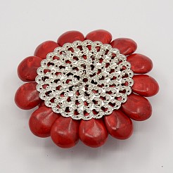 Gefärbten Synthese Türkiscabochons G-N0035-07