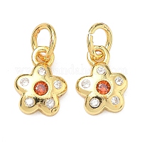 Латунные микро проложить кубического циркония подвески&nbsp;KK-P348-05G-03