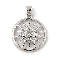 Латунные микро проложить кубического циркония подвески&nbsp;KK-Z111-01P