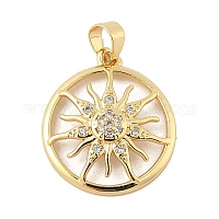 Латунные микро проложить кубического циркония подвески&nbsp;KK-Z111-01G