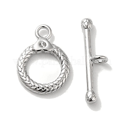 Knebelverschluss aus Messing mit Strassen KK-H455-55P