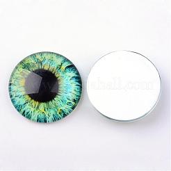 Glas BlumeCabochons für DIY-Projekte GGLA-L025-10mm-15