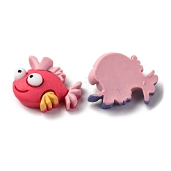 Meeresorganismus Motiv opake Harz Decoden Cabochons RESI-S07-04A