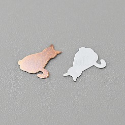 Messing Cabochons MRMJ-WH0003-09D-P