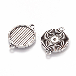 Tibetische Stil Fassungen Einstellkrone connector TIBE-A17990-AS-FF
