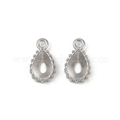 Cabochon-Fassungen für Anhänger aus Edelstahl 304 STAS-G356-05P