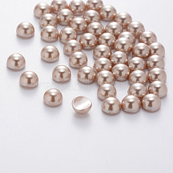 Halbrunde ABS-Kunststoff-Perlen-Cabochons MRMJ-Q092-6mm-D05