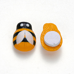 Cabochons aus Ahornholz sprühlackiert WOOD-N005-05B-01