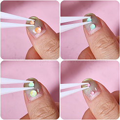 600 Stück 6 Farben Glas Cabochons GLAA-CA0001-60