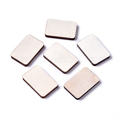 Unfertige Cabochons aus Pappelholz WOOD-D021-02A