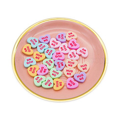 Undurchsichtigen Cabochons HEAR-PW0002-046B