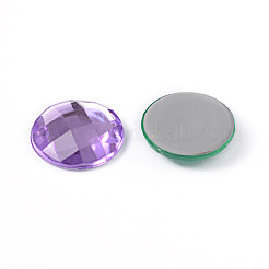 Nachahmung taiwan acryl strass flach zurück cabochons GACR-D002-14mm-M