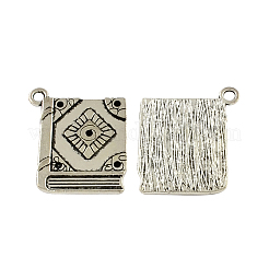 Tibetischer Stil Zink Legierung Anhänger Fassungen für Strasssteine TIBEP-R334-178AS-RS