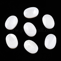Natürliche Süßwasser Muschel Cabochons SHEL-T020-04