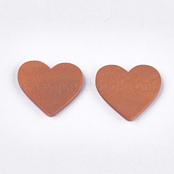 Bemalte Holz Cabochons WOOD-T021-04I