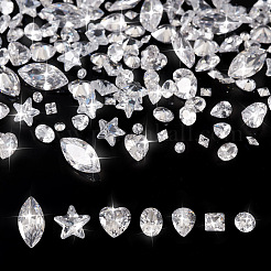 7 Stil Zirkonia-Cabochons ZIRC-CD0001-07