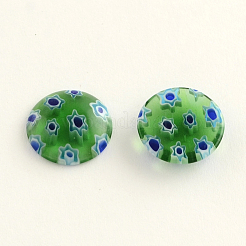 Handgefertigte Millefiori Glas Cabochons LK-R006-08