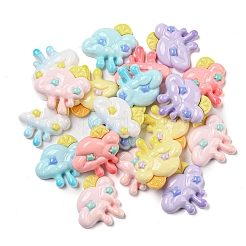 Undurchsichtige Decoden-Cabochons aus Harz CRES-R200-02